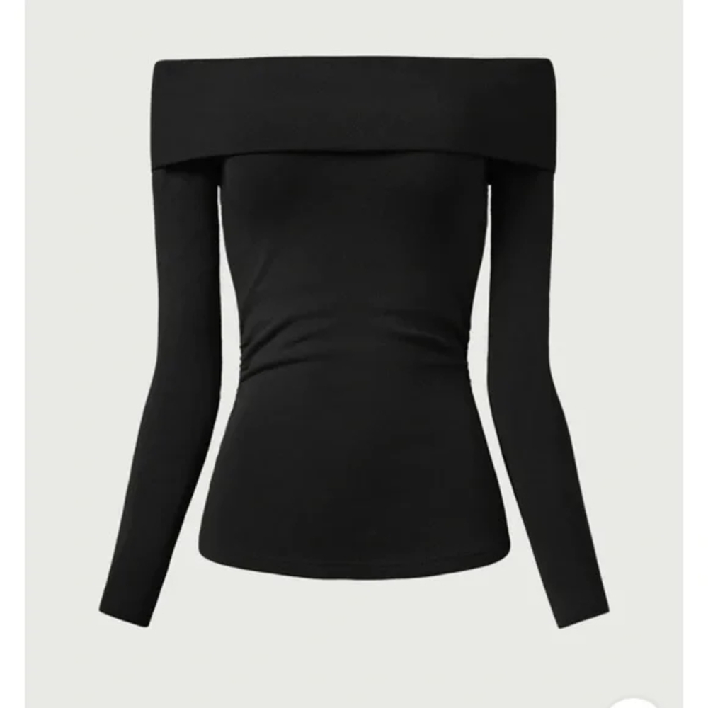 OGL Black Off The Shoulder Top